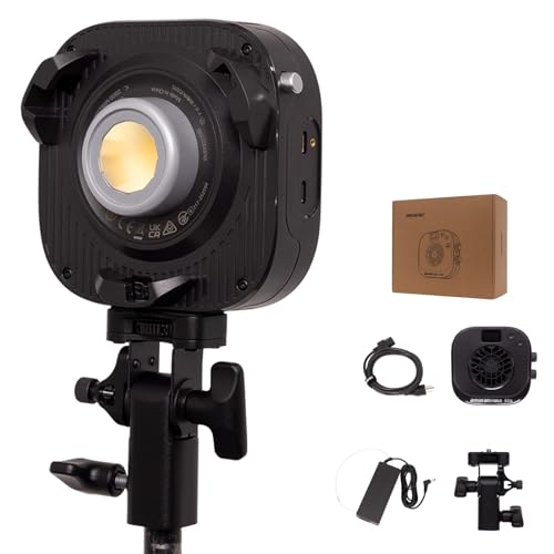 Amaran Halo 60x 63W �o�C�J���[COB���m���C�g ? 3,270���N�X�ACRI 96+�ACCT 2,700K - 6,500K�A28dBA�É��A�f���A��AC/USB-C�d���A�A�v���R���g���[���ABowens�}�E���g�����A�X�^�W�I/�X�g��