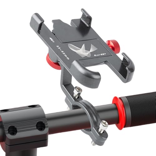 Porte-Téléphone pour Vélo, Support pour Smartphone pour Moto Électrique Tout-Terrain, Support de navigation antichoc à libération rapide pour accessoires...