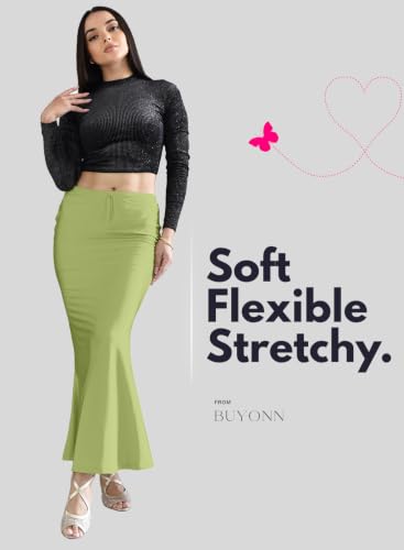Image of Saree Shapewear Petticoat for Women | Stretchable Saree Shaper | Shapewear for Saree | Petticoat Innerwear | Saree Skirt for Women | Shape Wear for Dresse & Sarees