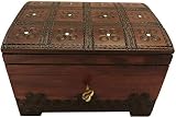 Polish Handmade Jewelry Box Linden Wood Keepsake Large Wooden Chest