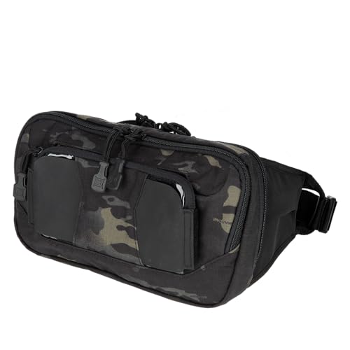 Vertx S.O.C.P. Tactical Fanny Pack, CCW Crossbody Waist Bag for Men and Women, Concealed Carry, EDC, Travel, Work, Multicam Black - Vertx