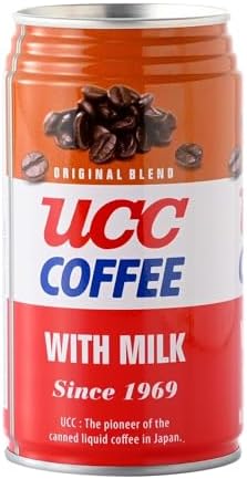 UCC Original Coffee with Milk, 11.3 Fl Oz (Pack of 24)