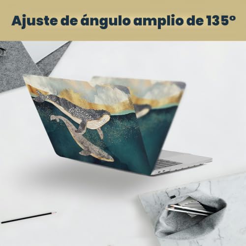 Funda para Macbook Air M4 M3 M2 13 pulgadas carcasa rígida A3113 protector A2681 4