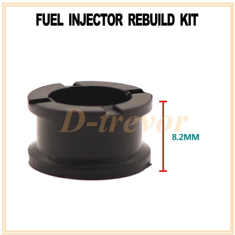 500pieces For Honda car Fuel injector rubber seals repair kit 15 * 10 * 8.2mm 16473-PD6-000 16450-P8A-A00 16450-P0A-000 - (Color: 500pieces)