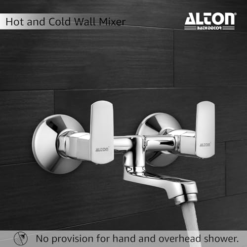 Image of ALTON QDRL5875 Brass, Wall Mixer Non Telephonic, Chrome Finish
