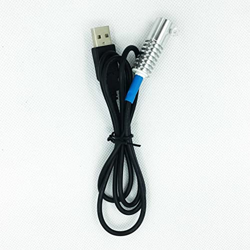 EVESOAR Side Glow Fiber Optic USB Light Source Illuminator Fiber lamp Light Source Guide Fiber LED Light Source 5V Fiber Small Light Source (White, 3mm)