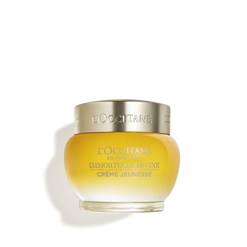 L'Occitane Immortelle Divine Cream, Anti-Aging Face Moisturizer, Firms Skin &