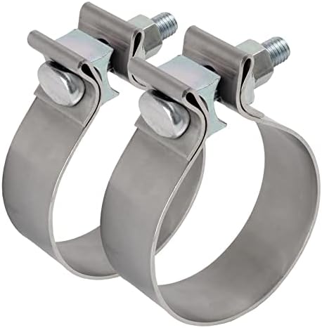 Exhaust Clamp Narrow Band 304 Stainless Steel (2.5 exhaust clamp 2pcs)