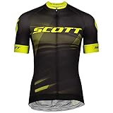scott radtrikot langarm Radsport Scott RC Pro Fahrrad Trikot kurz schwarz/gelb 2020: Größe: XL (52/54)