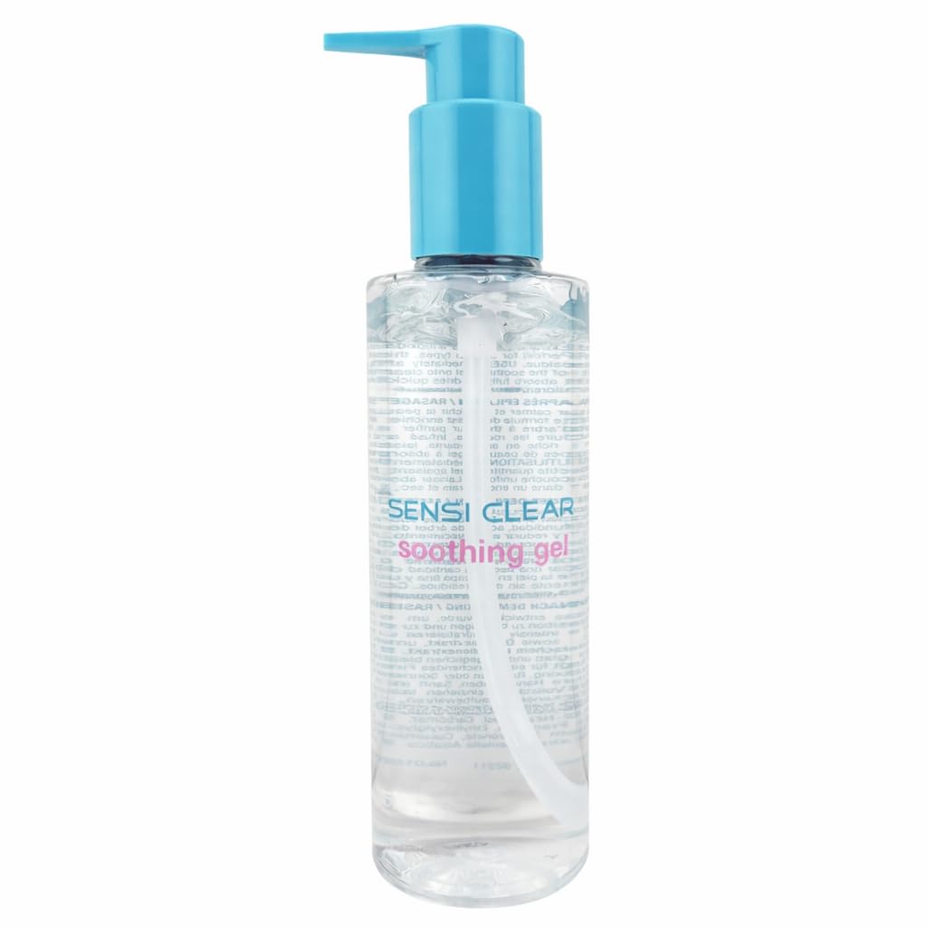 Waxness Sensi Clear Post Waxing Shaving Sun Exposure Gel 6.7 fl oz (200 ml) – Soothing Hydration Gel with Aloe Vera, Tea Tree & Cucumber Extract – Made in Korea