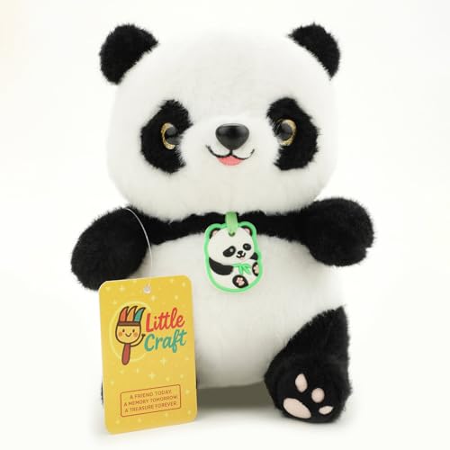 Image of Black Panda Soft Toy for Kids with Cute Hug-Friendly Plush for Babies, Toddlers & Children Safe, Lightweight & Easy to Clean (26CM)