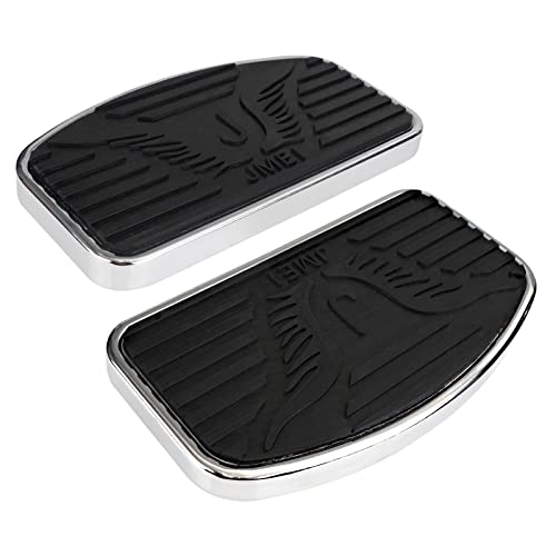 Edicapo TB-1002-R-BK-LQ Motorcycle Foot Pegs Floorboard Front/Rear Passenger Compatible With Honda Magna Vf250/Vt250/Vf750 Yamaha V-Star Dragstar Xvs 650 / Virago Xv125/250/400 Pair 1994-2013 thumb #5