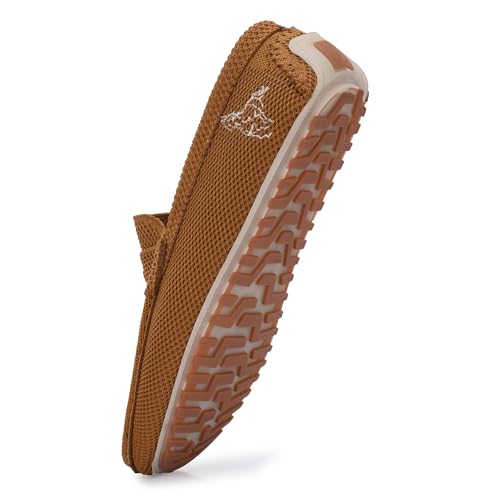 Image of Knit Loafers for Men Casual Fashion and Formal Slip-On Comfortable and Flexible Lightweight Slip Resistant Breathable Machine Washable Trendy Driving Loafers shoes for Men's Designed for all Seasons