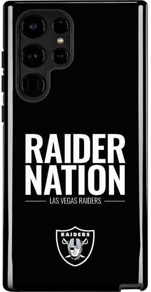 Skinit Impact Phone Case Compatible with Galaxy S24 Ultra - Officially Licensed NFL Las Vegas Raiders Large Logo Design