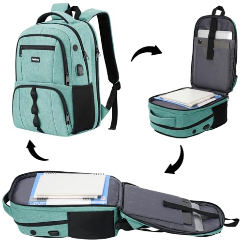 Image of Laptop Backpack for Men Women,College School Bookbags Boys Computer Bag for Teen Girls Business Travel