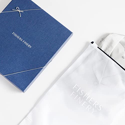 Fishers Finery Women's 100% Mulberry Silk Long Pajama Two Piece Set With Gift Box - Button Down, Collared Pj Top And Elastic Pull On Pants With Draw String (Black, S) #TOP5