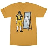 Omufisa Rodgers Goat Mirror Tribute - Pittsburgh Fans Gift Unisex T-Shirt (Gold, Large)