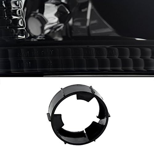 AKKON - For Black Smoke 97-03 F150 97-99 F250 LD 97-02 Expedition Headlight + Corner Signal Lamps 4 Pieces Set