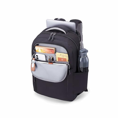 Image of American Tourister Hall 4.0 | 32 Ltrs | 2 Compartments | Bottle Pocket | Ergonomic Padded Back Panel & Shoulder Straps | Laptop Backpack | 1 Year International Warranty | Black