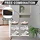 xyuayamz Sneaker Wandhalterungen, Schuhregal Wandmontage, Schwimmende Schuh Regale, Sportschuhe Regal Hängend für Schlafzimmer Wohnzimmer Wand Display, Ohne Bohren, Metall, 2 Stück, Schwarz