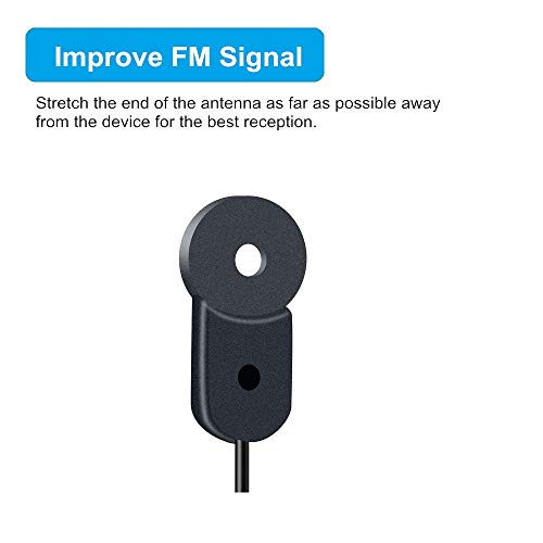 Ancable F-02-1 Fm Antenna For Stereo Receiver Indoor, Fm Radio Antenna 75 Ohm Unbal F Type Male Coaxial Cable Wire Antenna thumb #2