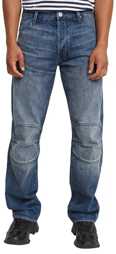 G-STAR Men's Elwood 3D Regular Jeans, Azul (Worn In Blue Creek D23699-d788-g112), 40W x 34L