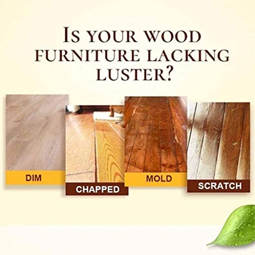 Image of Wood Seasoning Bee Wax with Sponges | Natural Beeswax Polish & Cleaner for Wood Furniture, Doors, Tables, Chairs, Cabinets & Floors | Restores Shine, Beautifies & Protects Wooden Surfaces (Pack of 1)