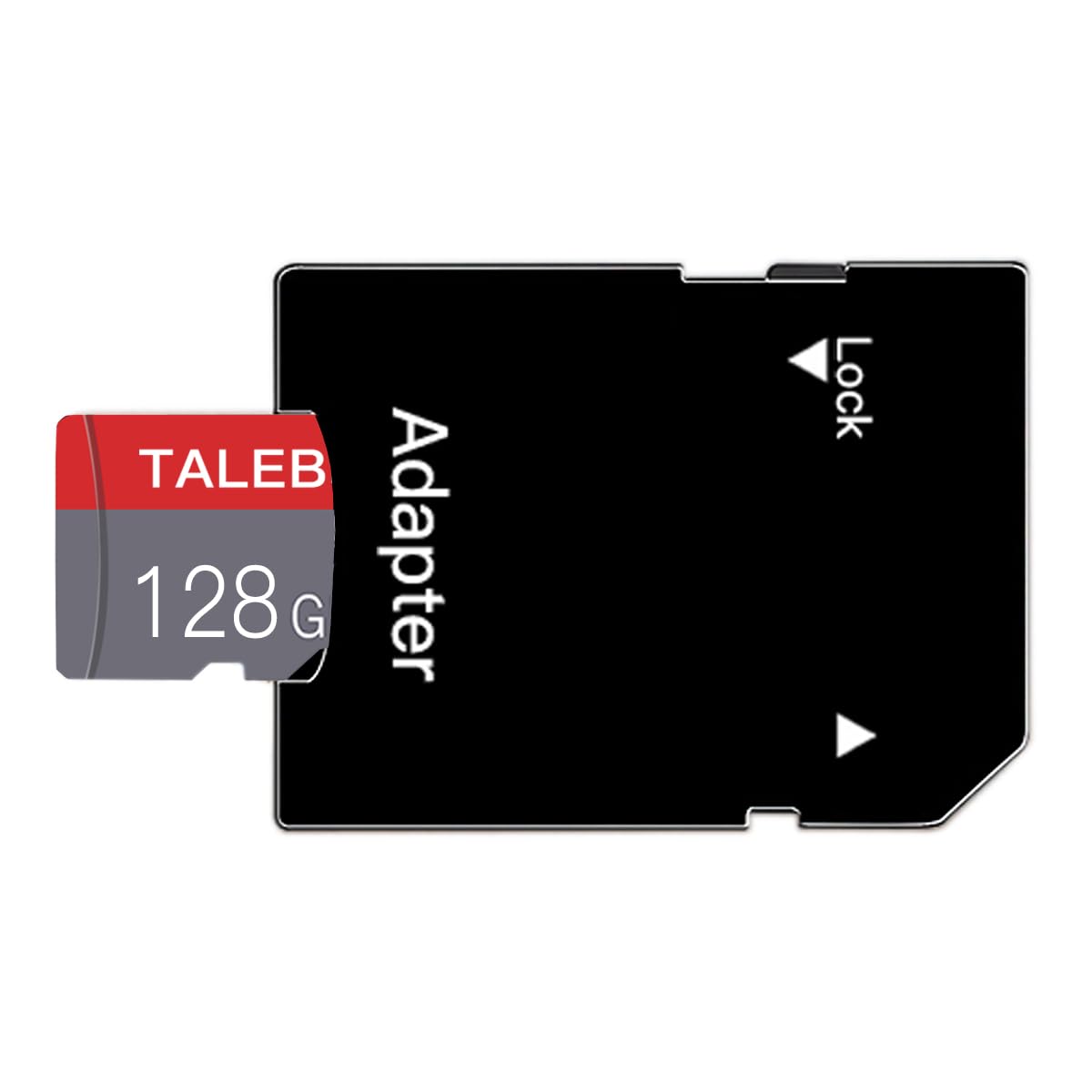 Lot de 2 Cartes Micro SD 128 Go Classe 10 Haute Vitesse avec Adaptateur SD pour Tablette/Smartphone/Appareil Photo/autoradio/Console de Jeu 128 Go