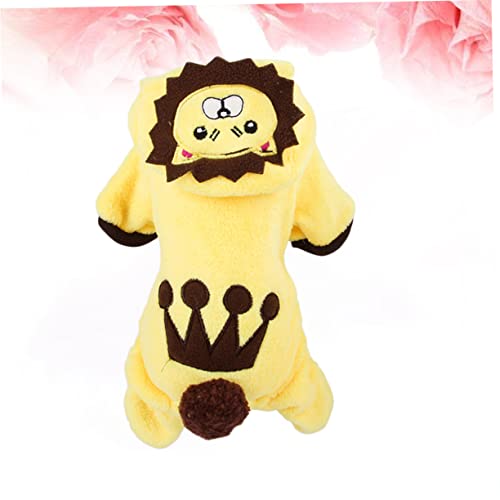 Abrigo cálido para mascotas diseño león talla XS miniatura 7