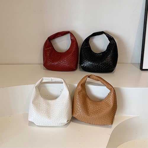 Sac à main épaule tissé d'une élégance classique texture douce - 3