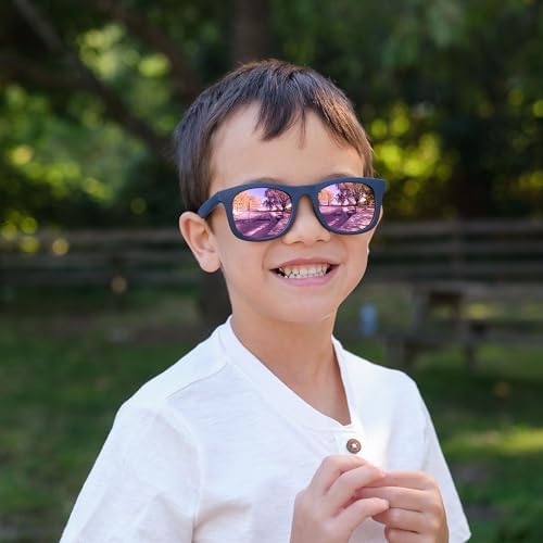 JAN & JUL Baby Toddler Kids Flexible UV-400 Polarized Sun-glasses with Strap for Girls Boys