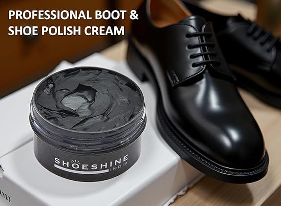 Image of SHOESHINE Shoe Polish Cream for Smooth Leather shoes & Boot