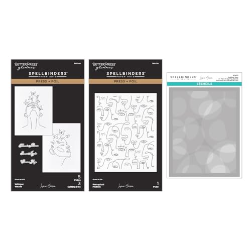Jaycee Gaspar All My Senses Face Press con placas de aluminio y plantillas creativas