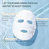 8pcs Face Masks Skincare, Hydrating & Nourishing Facemasks for Women, Daily Care Face Sheet Mask, Facial Masks With Hyaluronic Acid for Dehydrated, Dull and Tired Skin, Female Facial Skincare - Image 2