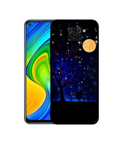 Image of Blue Sky Design Premium 2D Printed Metal Back Case Cover for Mi Redmi Note 9 4G