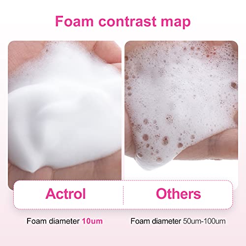 Actrol Eyelash Shampoo Concentrate 100Ml Lash Extensions Cleanser Concentrate Rose Natural Foaming Shampoo Wash For Extensions Lashes With Salon Home Care-Makes 60Ml Bottles #TOP4