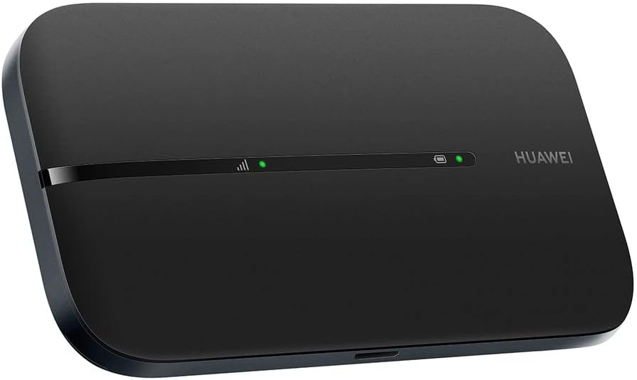 Huawei 4G Mobile WiFi 3 - Mobile WiFi 4G LTE (CAT7+) Access Point, Download Speed up to 300Mbps, 1500mAh Rechargeable Battery, No Setup Required, Portable Wi-Fi, Black