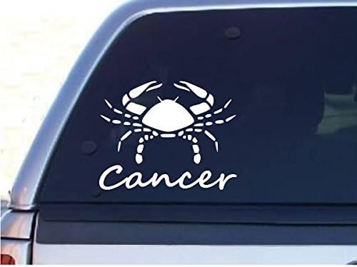 StickerLoaf Brand Cancer Crab Zodiac Astrology Decal Decals Laptop Tablet car Window Sticker