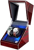 5 Modos de rotación: el cuadro Turner de reloj tiene el sentido de las agujas del reloj, en el sentido de las agujas del reloj, bidireccional y el modo de visualización especial.(Consulte la descripción) Haga que el Watch Winder sea fácil de usar.Y más compatible con sus relojes automáticos.
