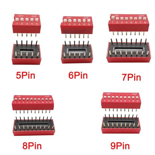 Interruptor de palanca rojo de 3 pines soluciona fallos en placas de prototipado 6