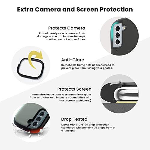 iFace First Class Case [ Compatible with Galaxy S22 ] – Cute Shockproof Dual Layer [Hard Shell with Bumper] Heavy Duty Protective Cell Phone Cases [Drop Tested] - Coral Blue - image 4
