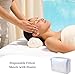Tvvcalk 50PCS Disposable Fitted Massage Table Sheets, Heavy Duty Elastic Disposable Bed Cover, Breathable Disposable Fitted Sheets for Spa White Non Woven Fabric 36 x 85 Inch