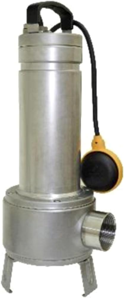 GPT 5337107 Model XV 10MA50 Stainless Steel 304 XV Series Vortex Impeller Pump, Automatic Start/Stop, 220-230 Volts, 3450 RPM, 0.75kW, 60Hz Frequency, Single Phase, Float Switch, 2" Outlet