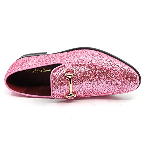 Image of Men's Velvet Designer Classic Dress Tuxedo Smoking Slipper Loafers Slip On Shoes SM-56
