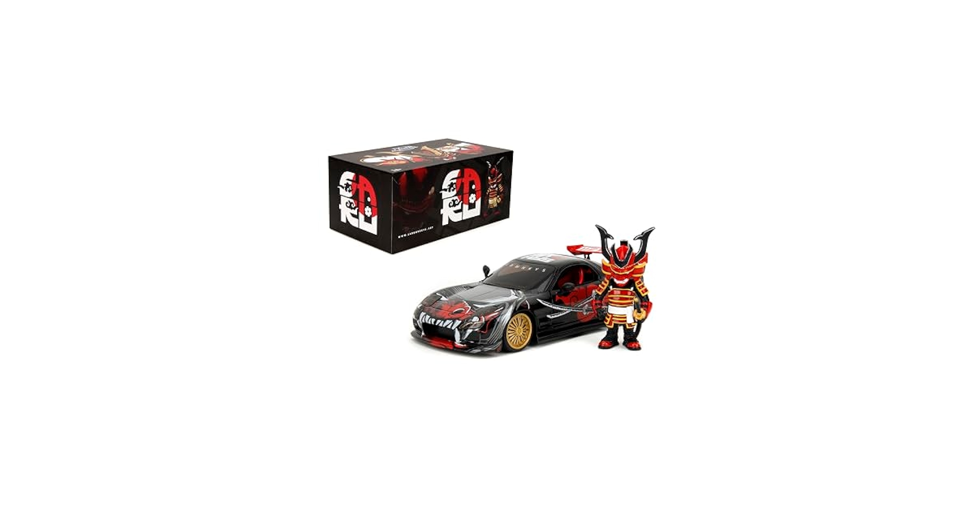 JADATOYS　1993 MAZDA RX-7 W/SARU FIGURE Jada Toys Hollywood Rides: 