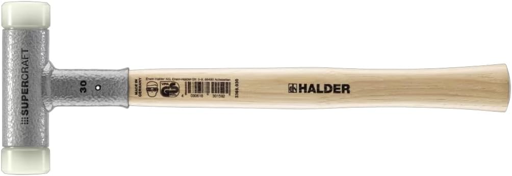 AR3366.030 SUPERCRAFT soft-face mallet, non-rebound, with hickory handle, Ø 30, Nylon
