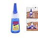 Comebachome Super Glue, 401 Liquid Superglue, Multi-Purpose Quick Dry Glue, Clear Super Glue for Bonding Porous Materials Wood Paper Leather Fabric