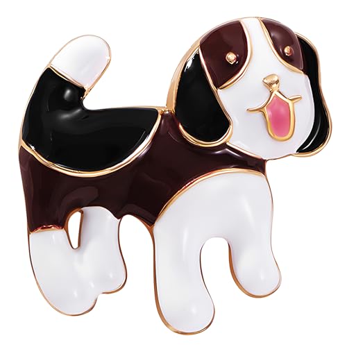 Broche bouledogue en cristal idéal pour sublimer une tenue de fête d'anniversaire