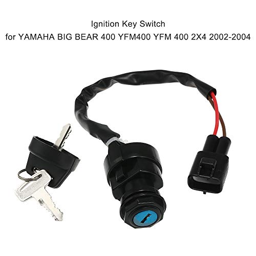 Yorten Chave de ignição compatível com YAMAHA BIG BEAR 400 YFM400 YFM 400 2X4 4x4 2002-2006