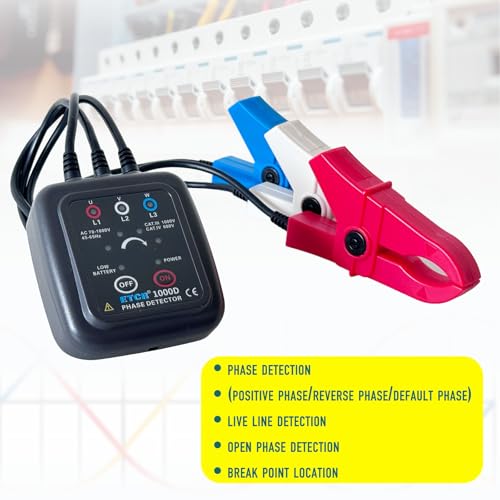 Image of ETCR1000D Non-Contact Phase Sequence Tester Phase Rotation Meter